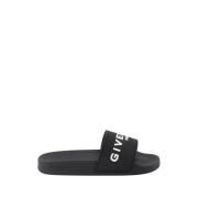 Givenchy Logo Slide Sandaler Black, Dam