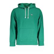 Levi's Grön Hoodie i Bomull med Logodetalj Green, Herr