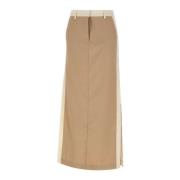 Remain Birger Christensen Beige Kjol med Sidofickor Beige, Dam