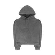 Acne Studios Huddtröja Bleknad Svart Gray, Herr