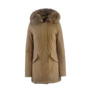 Woolrich Beige Teknisk Parka - Håll dig varm och stilfull Beige, Herr