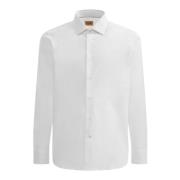 Alviero Martini 1a Classe Vit Slim Bomulls Skjorta Geo Classic White, ...