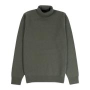 Roberto Collina Kashmir Turtleneck Tröja Green, Herr