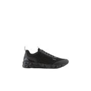 Emporio Armani EA7 Svarta Sneakers med Örnlogo Black, Herr