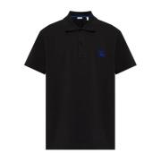 Burberry Polo med logotyp Black, Herr