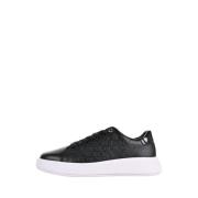 Calvin Klein Snygga Lädersneakers Black, Dam