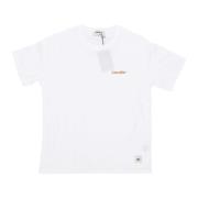 CAT Linear Logo Tee White, Herr