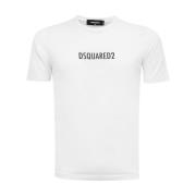 Dsquared2 Tryckt T-shirt White, Dam