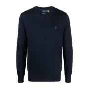 Ralph Lauren Navy Hunter Pullover Sweater Blue, Herr