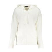 North Sails Vit Hoodie med Logotyp White, Dam