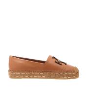 Tory Burch Cuoio Loafer Damskor Brown, Dam