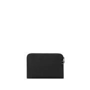 Dolce & Gabbana Svart Hammrad Läder Clutch Väska Black, Herr