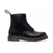 Dr. Martens Svarta Läderstövlar Black, Dam