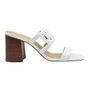 Michael Kors Vita Platta Skor Elegant Stil White, Dam