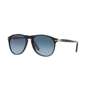 Persol Po9649S Solglasögon - Svart Grå-Blå Black, Unisex