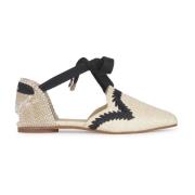 Castañer Platta skor Goya/201 Beige, Dam