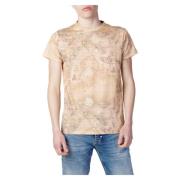 Alviero Martini 1a Classe Beige Tryckt T-shirt med korta ärmar Beige, ...