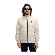 RefrigiWear Beige Bomberjacka med dragkedja Beige, Herr