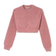 Mar De Margaritas Räfflad Akryl Short Shirt med Underwire Pink, Dam