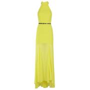 Elisabetta Franchi Elegant Klänning för Speciella Tillfällen Yellow, D...