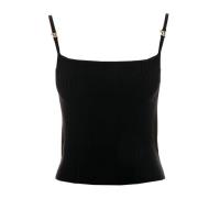 Misbhv Stickad Tanktop Black, Dam