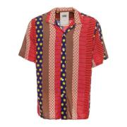 OAS Short Sleeve Shirts Multicolor, Herr