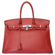 Hermès Vintage Pre-owned Laeder handvskor Red, Dam