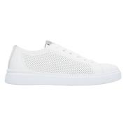 Estro Mäns Vita Äkta Läder Låga Sneakers för Sommaren Er00112845 White...