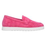 Estro Damrosa Loafers tillverkade av Äkta Velour Er00112673 Pink, Dam