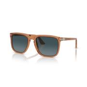 Persol Klassiska ikoniska polariserade solglasögon Brown, Unisex