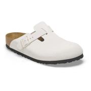 Birkenstock Vita Corduroy Boston Skor White, Dam