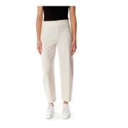 Drykorn Wide Trousers Beige, Dam