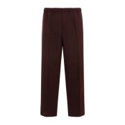 Jil Sander Chokladplommon Byxor Brown, Herr