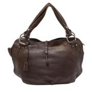 Celine Vintage Pre-owned Laeder handvskor Brown, Dam