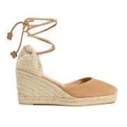 Castañer Carina/8/007 9 cm Wedges Beige, Dam