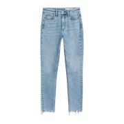 Rag & Bone Hög Midja Skinny Denim Jeans Blue, Dam