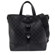 Louis Vuitton Vintage Pre-owned Belagd canvas totevskor Black, Herr