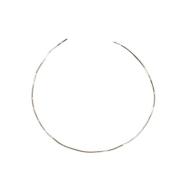 Malababa Organiska Vågor Choker Halsband Gray, Dam