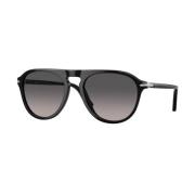 Persol Stiliga solglasögon med polariserade linser Black, Unisex