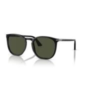 Persol Stiliga solglasögon i högkvalitativt acetat Black, Unisex