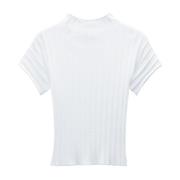 Filippa K Snygg Mock Neck Top White, Dam