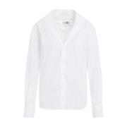 MM6 Maison Margiela Vit Skjorta Klassisk Stil White, Dam