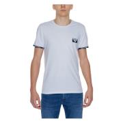 Emporio Armani Vit Bomull T-shirt Korta ärmar Män White, Herr