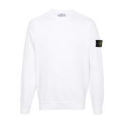 Stone Island Vit Sweatshirt Ss24 Herrmode White, Herr