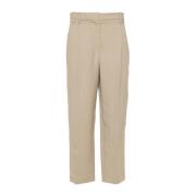 Brunello Cucinelli Trousers Beige, Dam