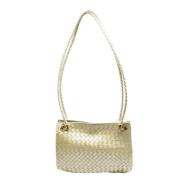 Bottega Veneta Vintage Pre-owned Laeder axelremsvskor Yellow, Dam