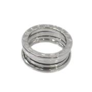 Bvlgari Vintage Pre-owned Vitt guld ringar Gray, Dam