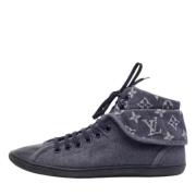 Louis Vuitton Vintage Pre-owned Denim sneakers Blue, Dam
