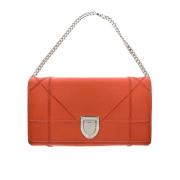 Dior Vintage Pre-owned Laeder plnbcker Orange, Dam