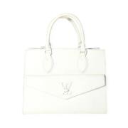 Louis Vuitton Vintage Pre-owned Laeder totevskor White, Dam